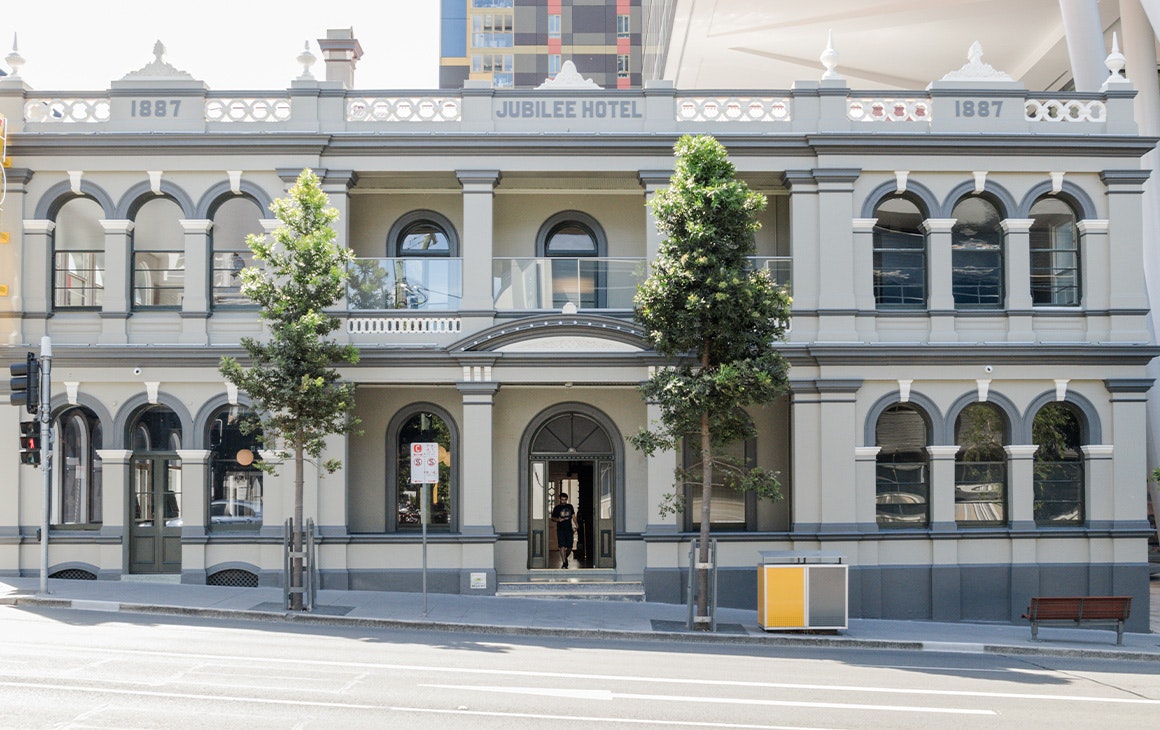 the front facade of the jubilee